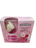 Mikado fleur fraise chantilly