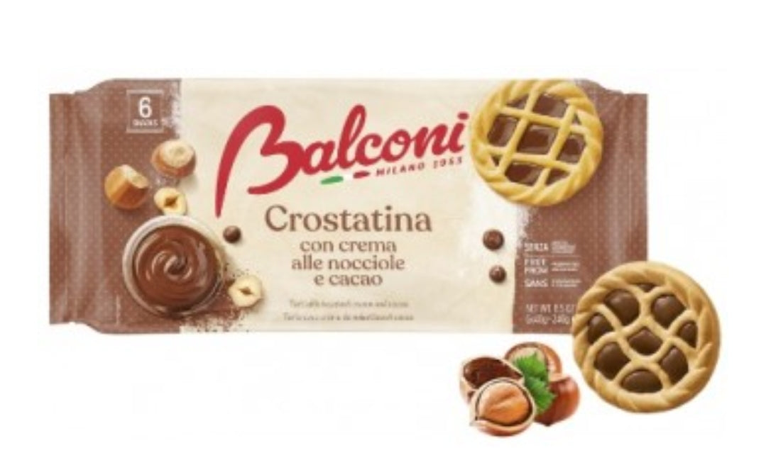 Tartelette à la crème de noisettes et cacao 240 gr