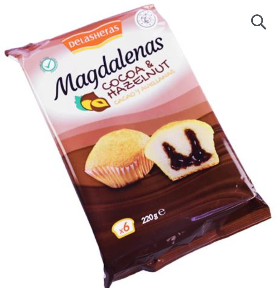 Madeleine fourrée choco 220 gr