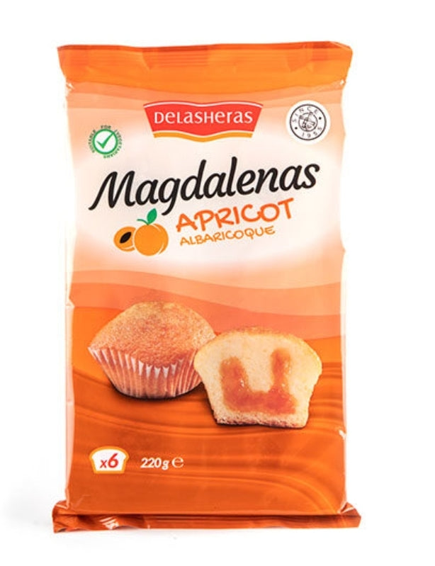 Madeleine fourrée abricot 220 gr